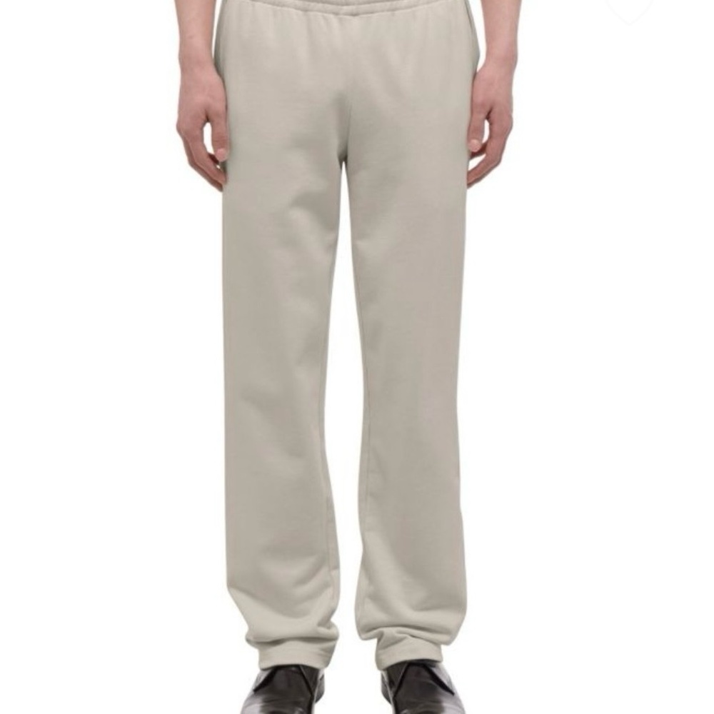 Helmut Lang Men’s Sweatpants - Sand Beige Straight Leg Cotton Size L - NWT